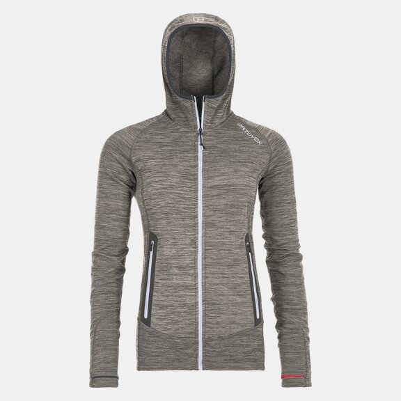 ORTOVOX FLEECE LIGHT MELANGE HOODY W Hoodies ORTOVOX